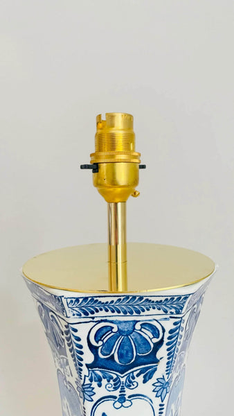 Antique Delft Lamp