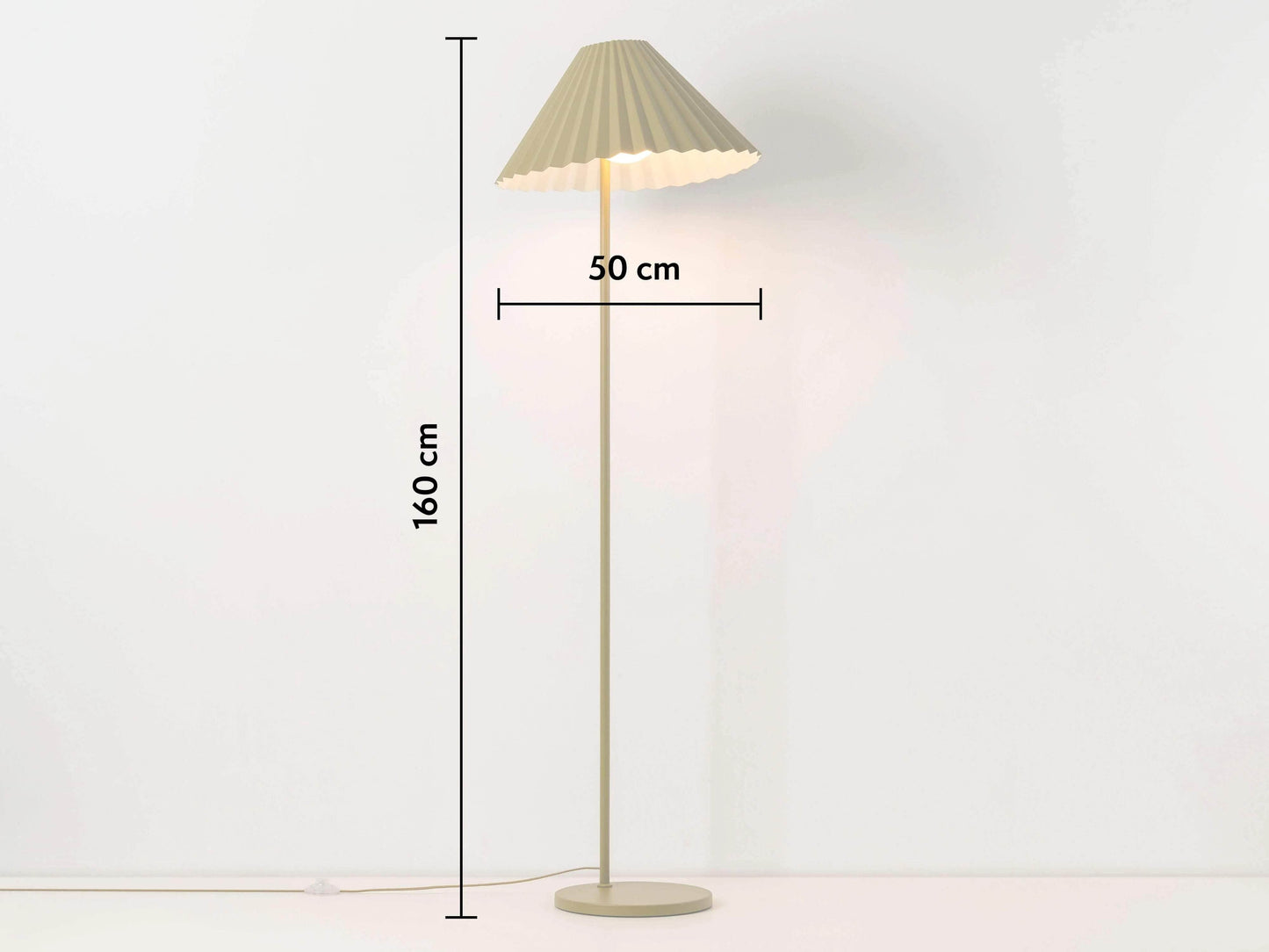 The Pleat reading floor lamp - Houseof x Emma Gurner