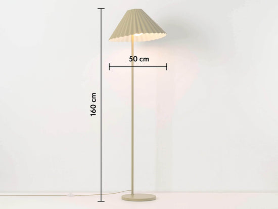 The Pleat reading floor lamp - Houseof x Emma Gurner