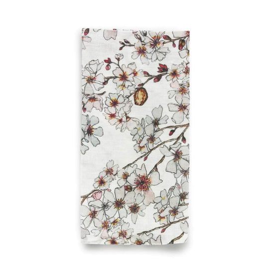 Almond Blossom Linen Napkin