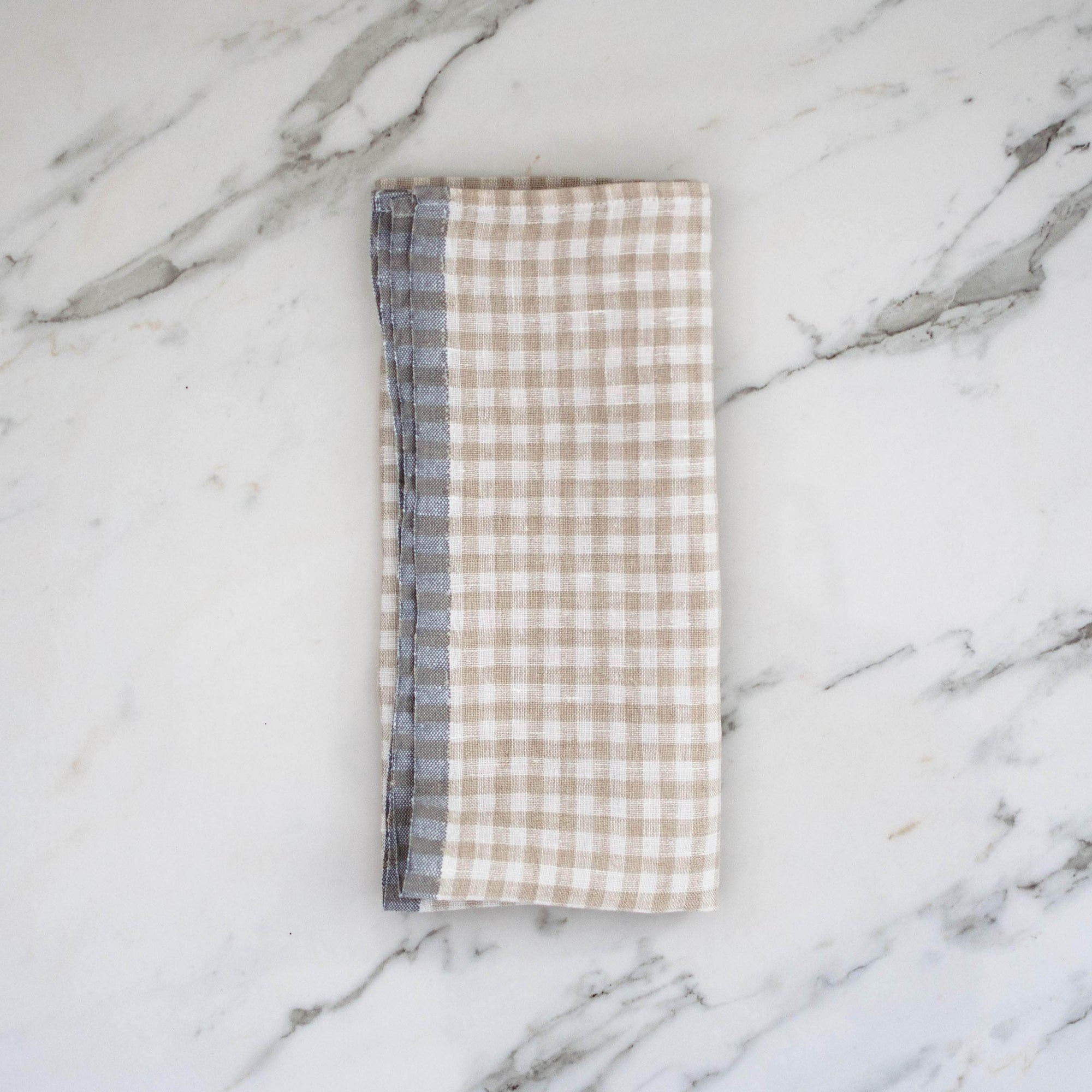 Gingham linen Napkin