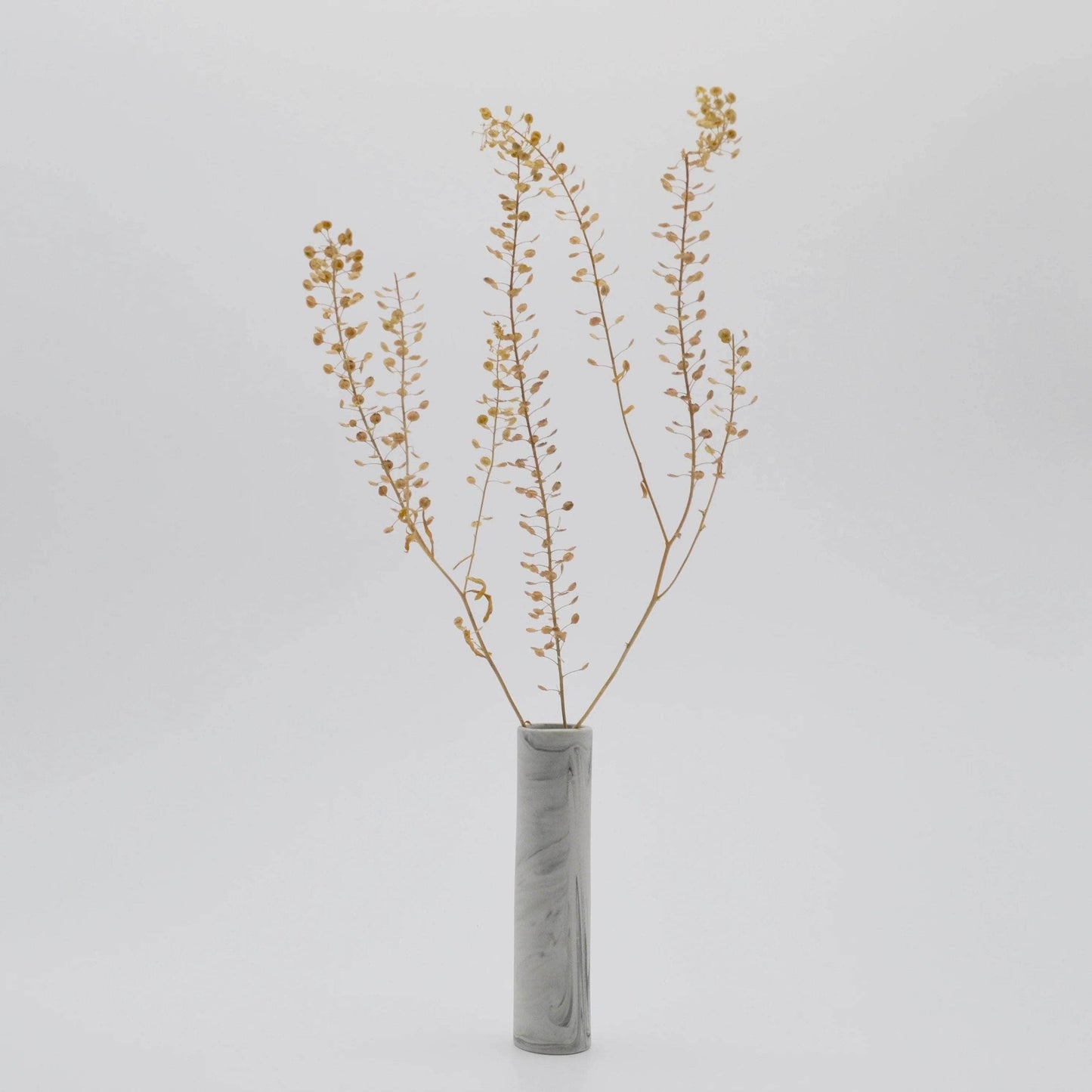 Stem Vase Marble Grey