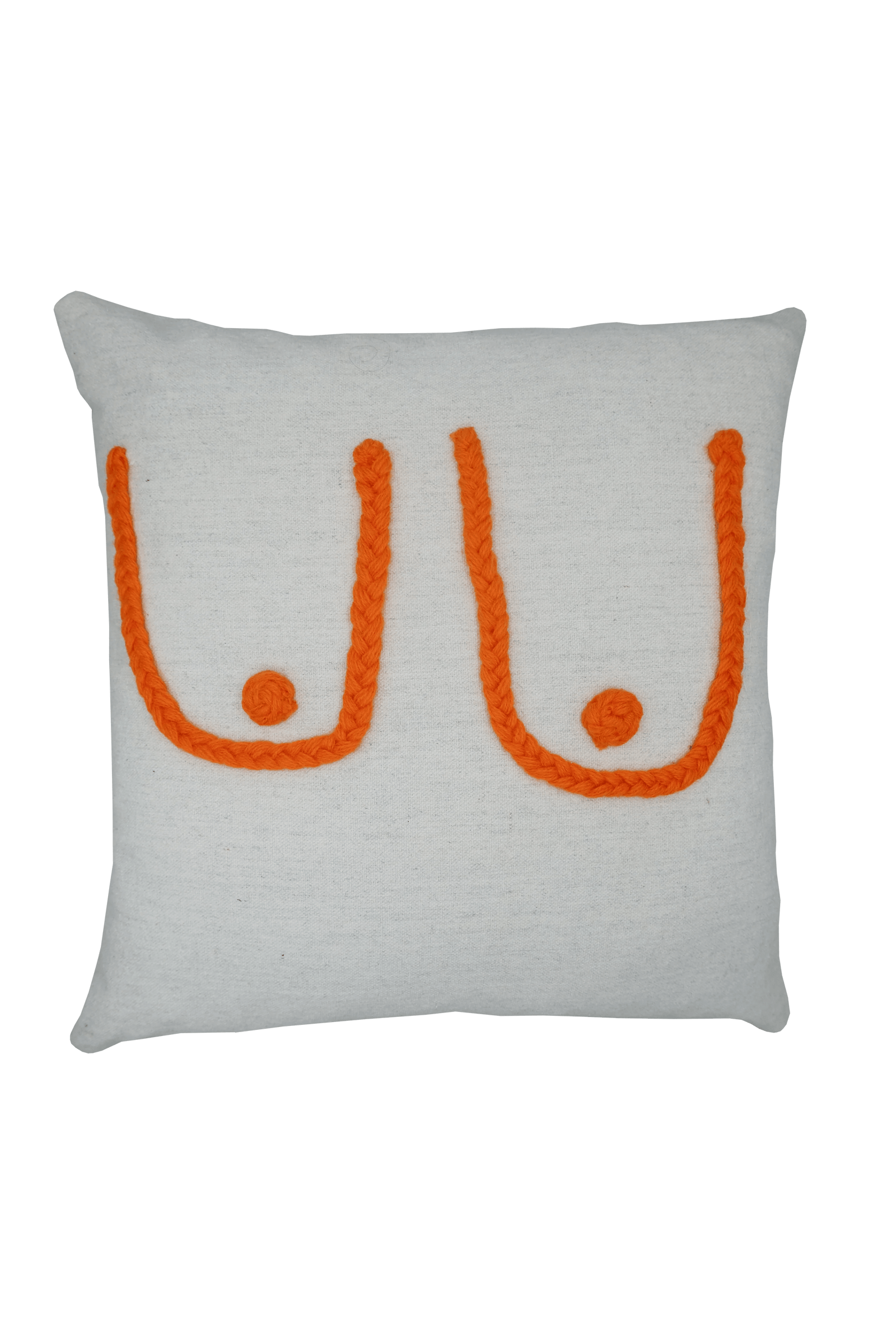 Orange Boob Cushion
