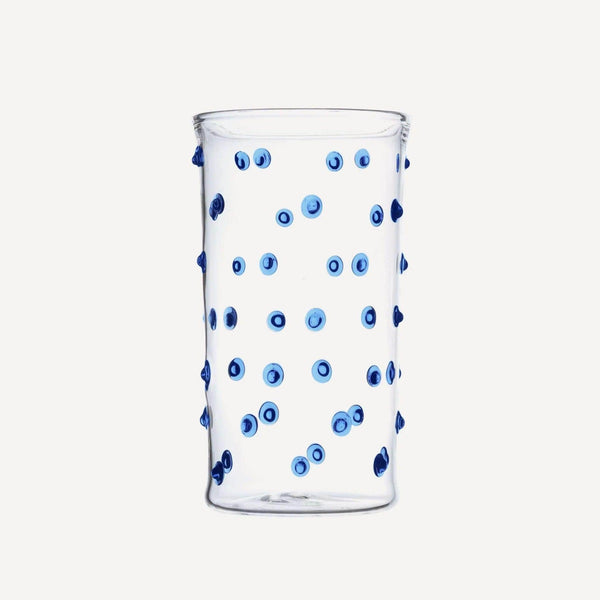 Blue Pom Highball Glass