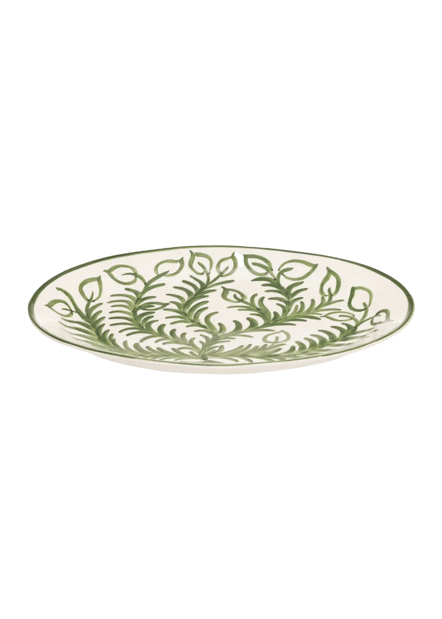 Large Green Vina Platter