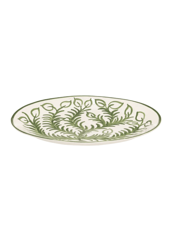 Large Green Vina Platter