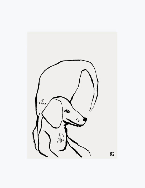 The Dachshund | Wall Art Print