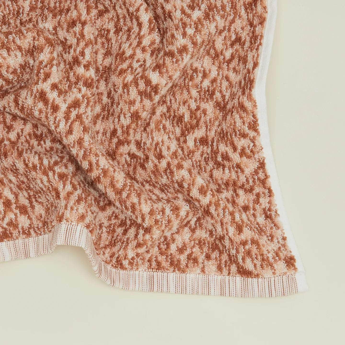 Space Dye Terry Towels - Terracotta