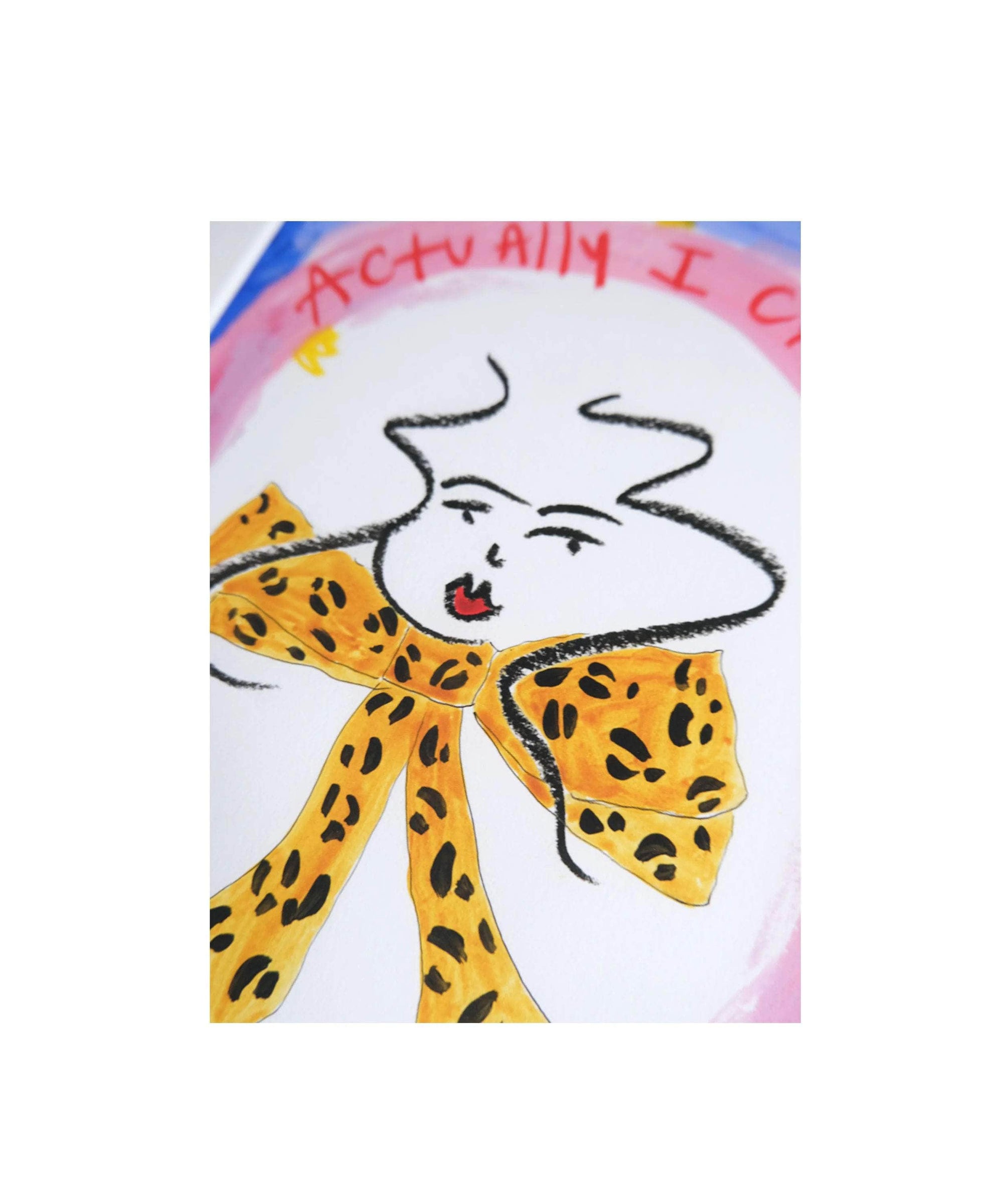 Actually I Can Art Print