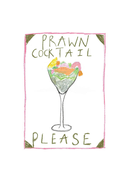 Prawn Cocktail Please Wall Art