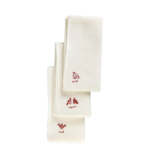 Bird Napkin (Set Of Three)