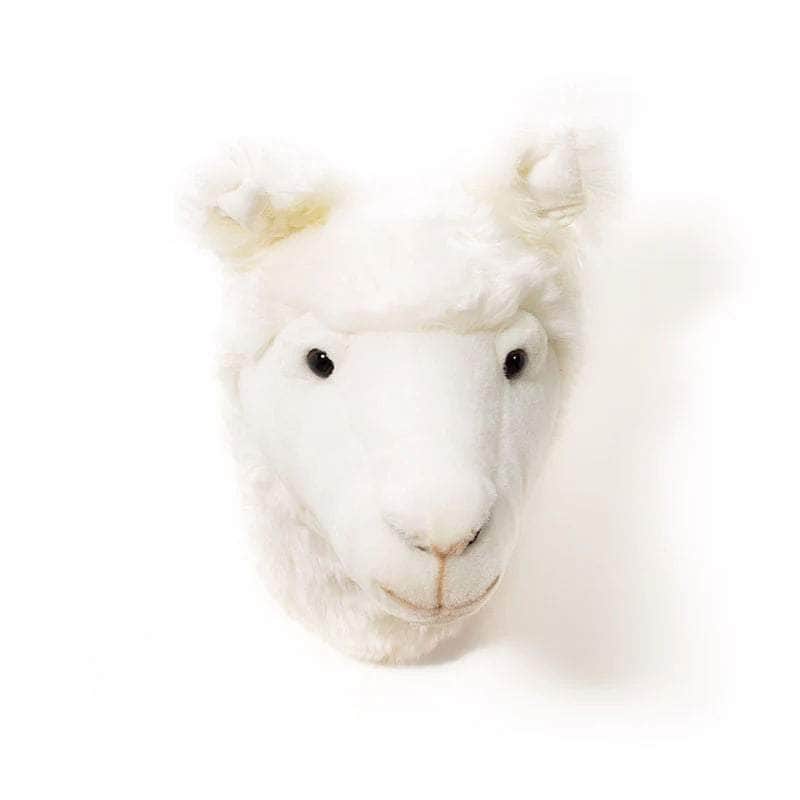 Lily the Llama Wall Mounted Plush Head
