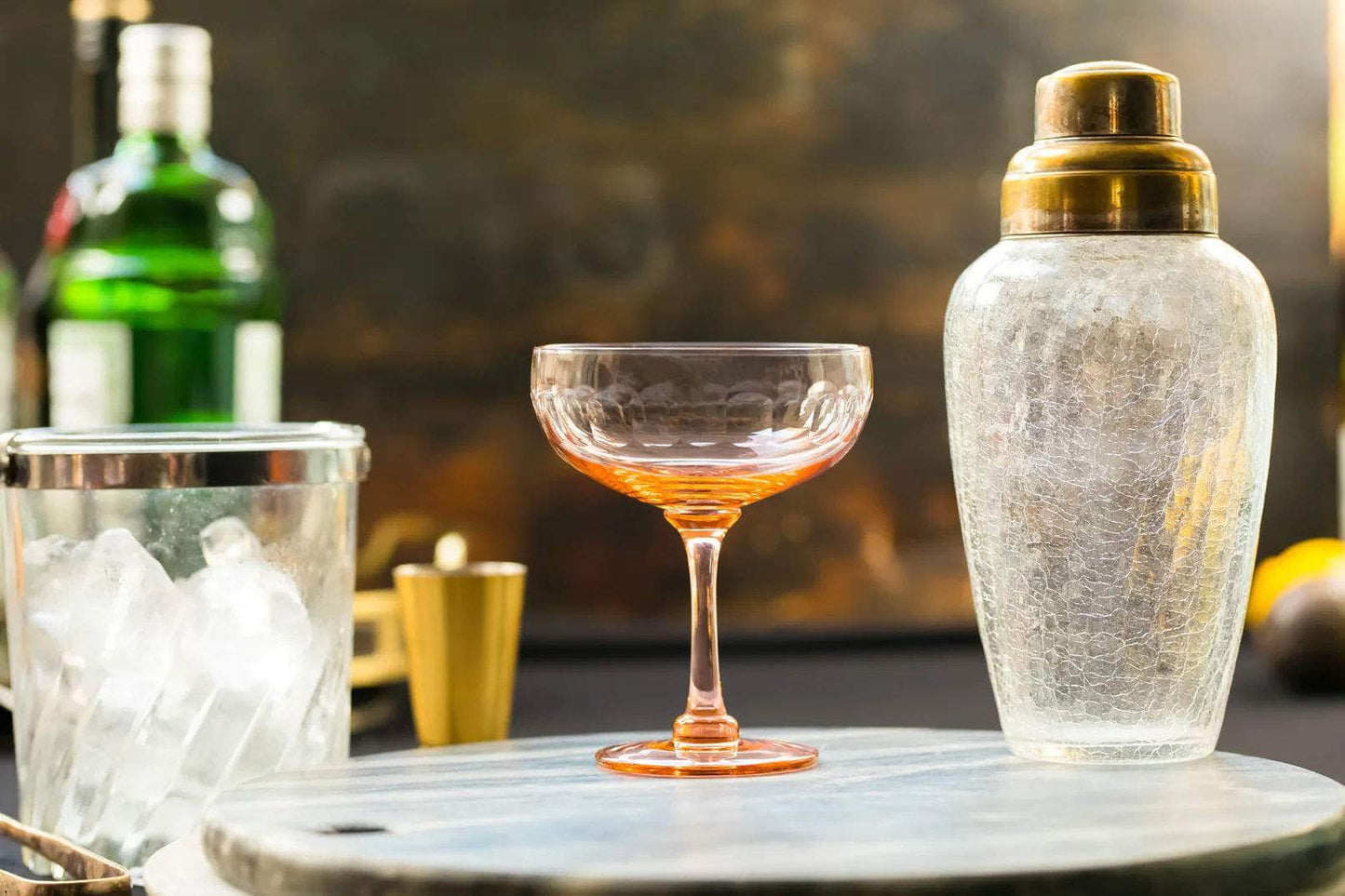Crystal cocktail glasses deals