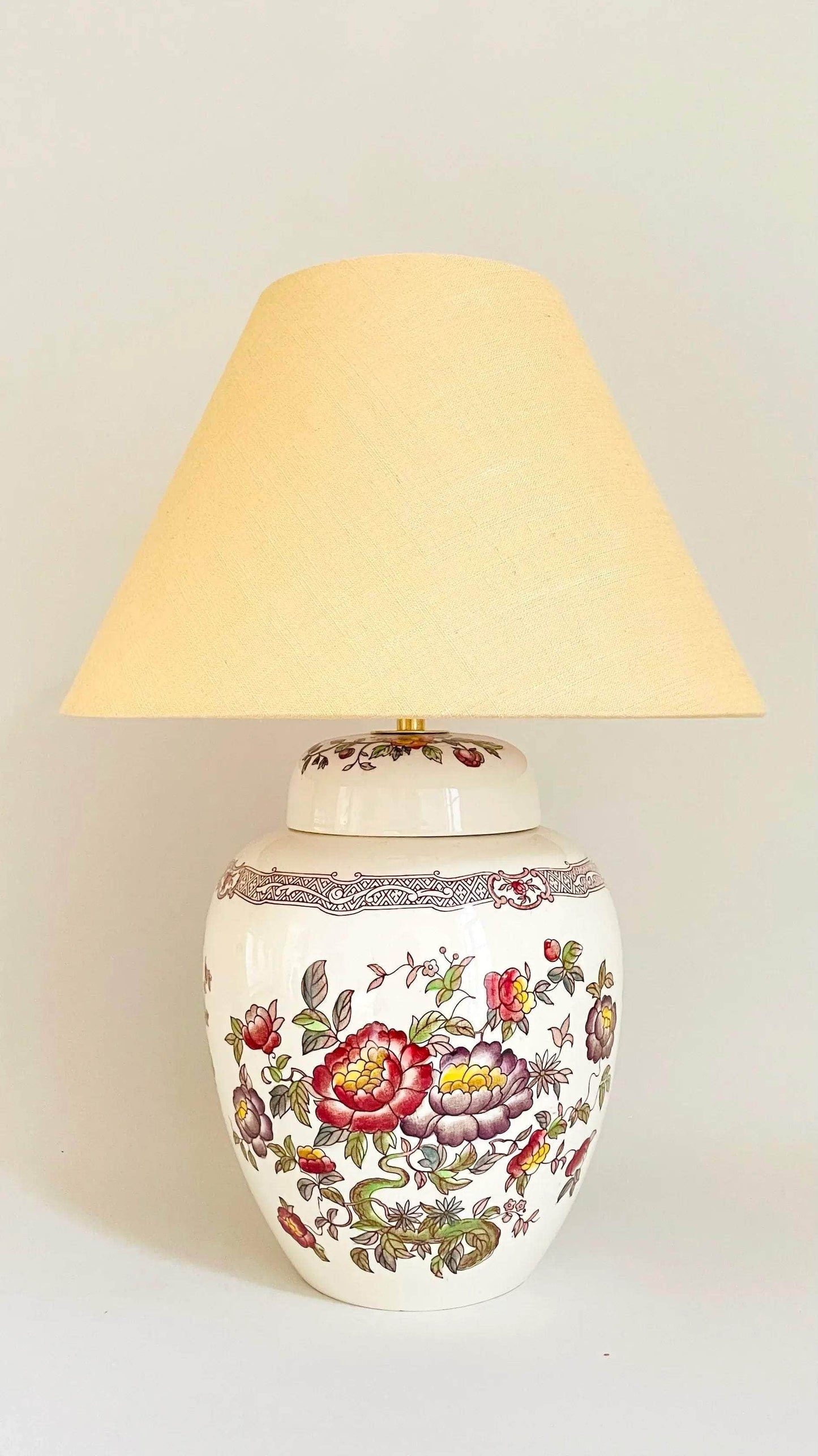 Load image into Gallery viewer, Antique Crown Devon Lamp - pre order for mid June
