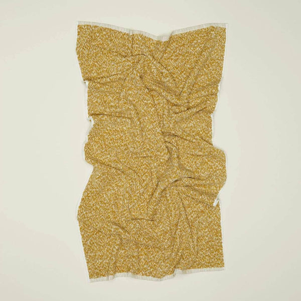Space Dye Terry Towels - Mustard