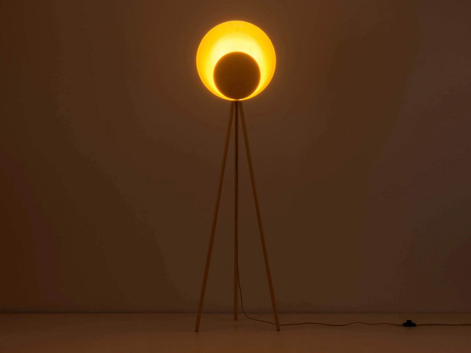 Yolk Yellow Diffuser Floor Lamp
