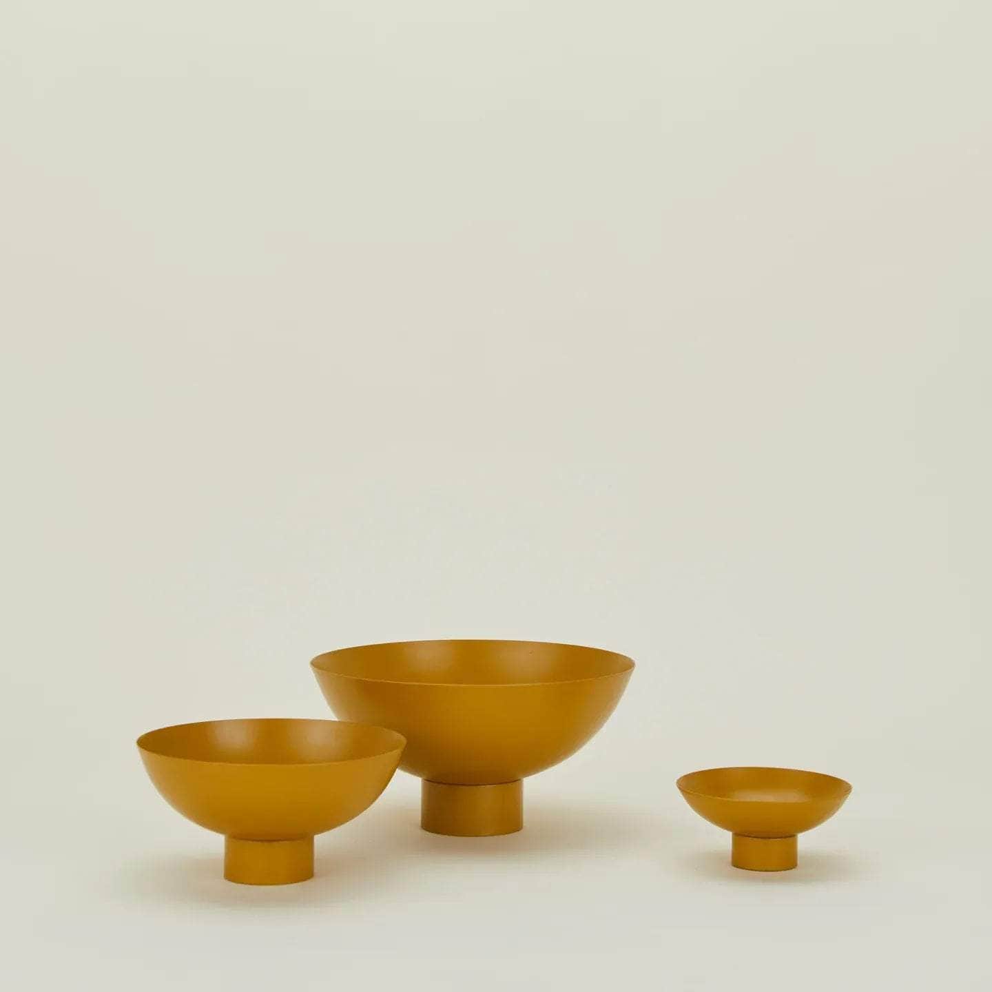 Essential Footed Bowl - Mustard