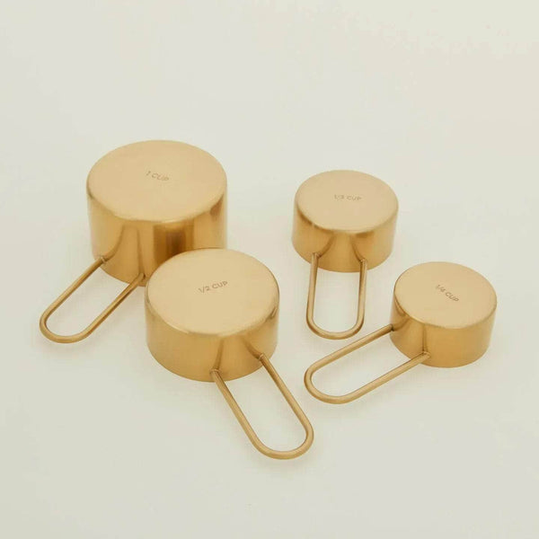 Simple Measuring Cups - Brass