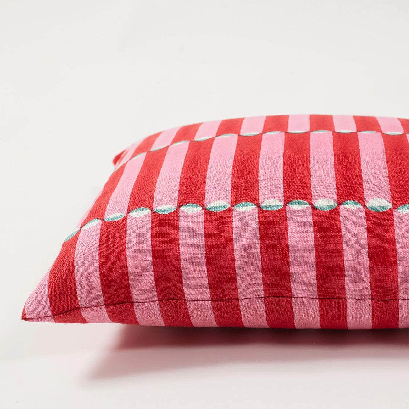Luna Pink/Red Cushion