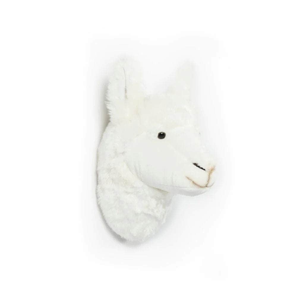 Lily the Llama Wall Mounted Plush Head