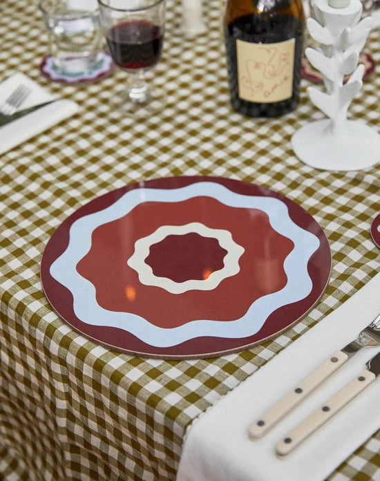 Rhubarb Ripple Placemats (Set of 6)