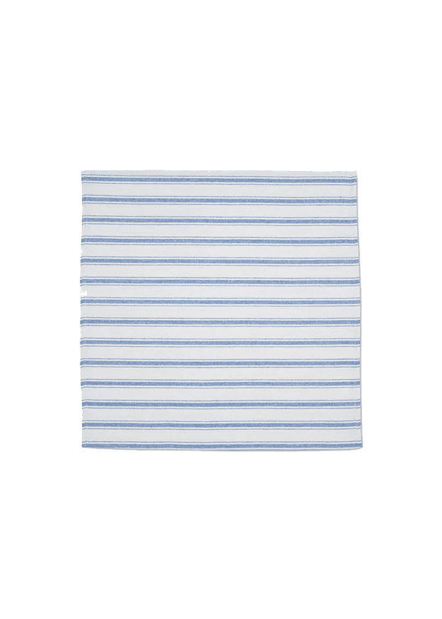 Cornflower Blue Stripe Napkins (Set of 2)