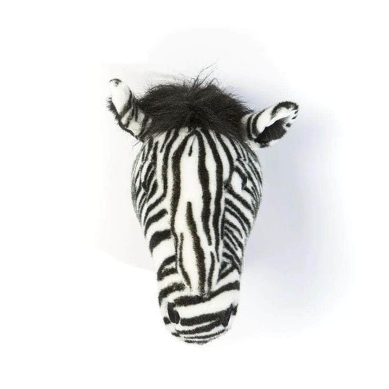 Daniel the Zebra Wall Mounted Plush Head