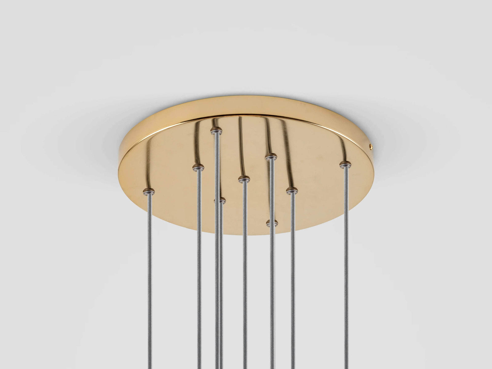 Brass cluster ceiling light