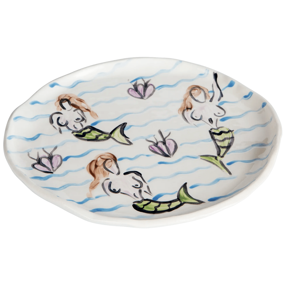 Mermaids & Waves Plate II