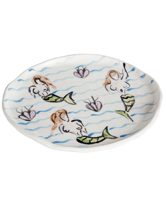 Load image into Gallery viewer, Mermaids &amp;amp; Waves Plate II
