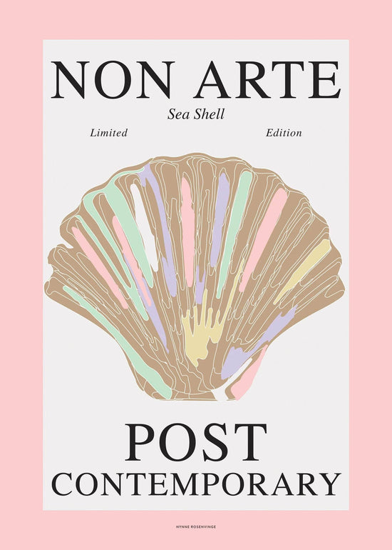 Sea Shell Pink Poster Print