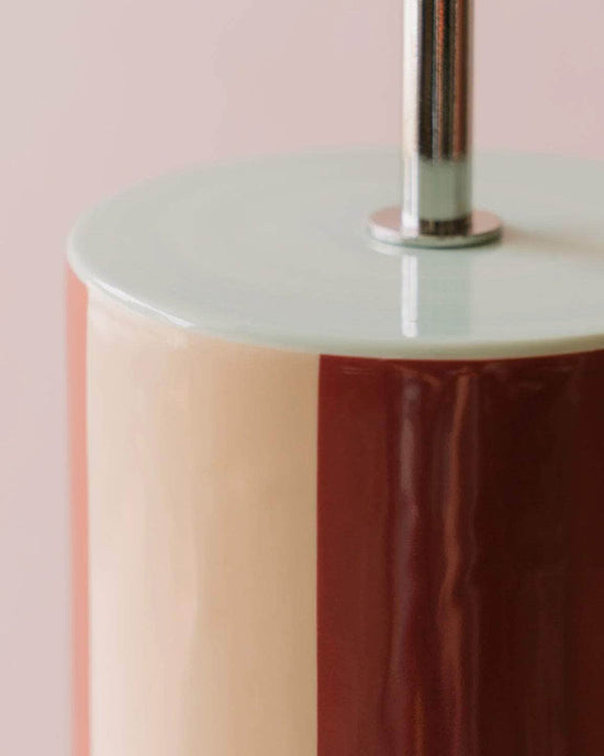 Load image into Gallery viewer, Ombrellina Oxblood &amp;amp; Seaweed Table Lamp
