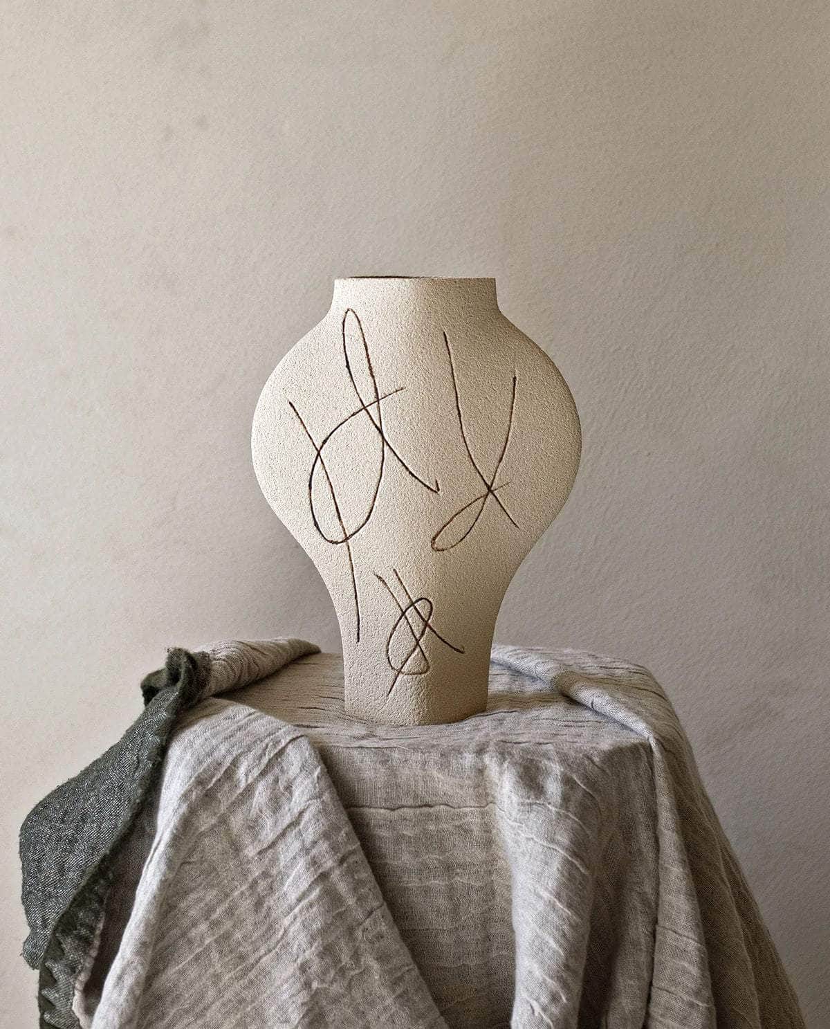 Ceramic Vase 'Lines’