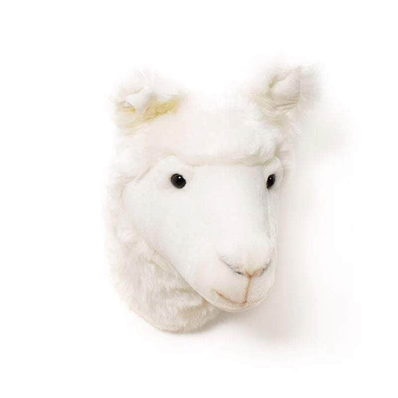 Lily the Llama Wall Mounted Plush Head