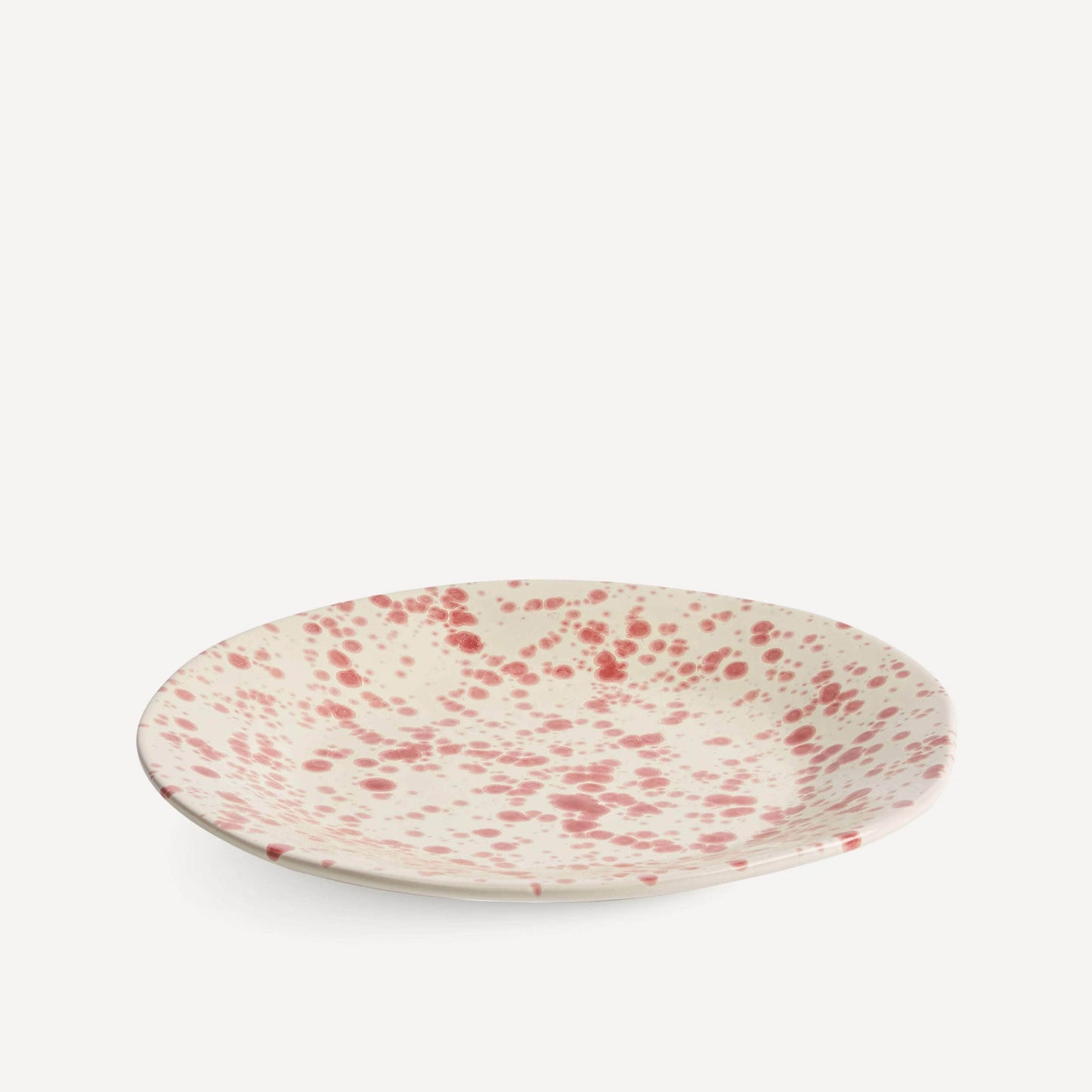 Shallow Serving Bowl Cranberry