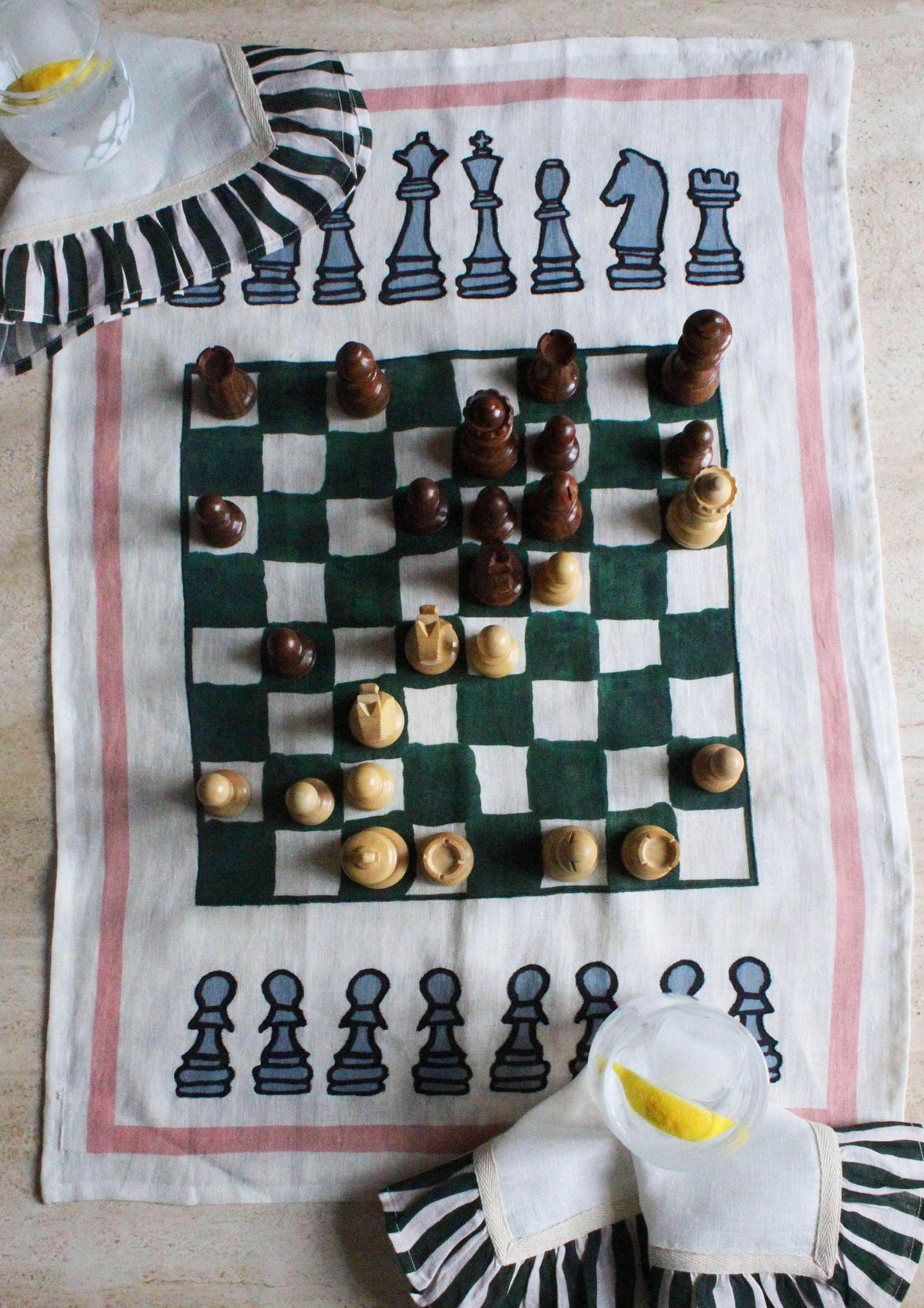 Chess Tea Towel