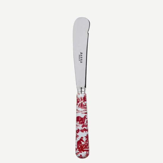 Load image into Gallery viewer, Toile de jouy Bread Knife | Red
