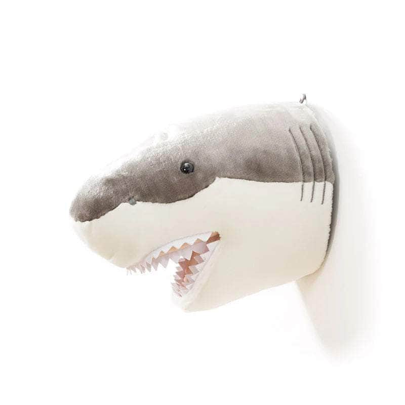 Jack the Shark Wall Mounted Plush Head