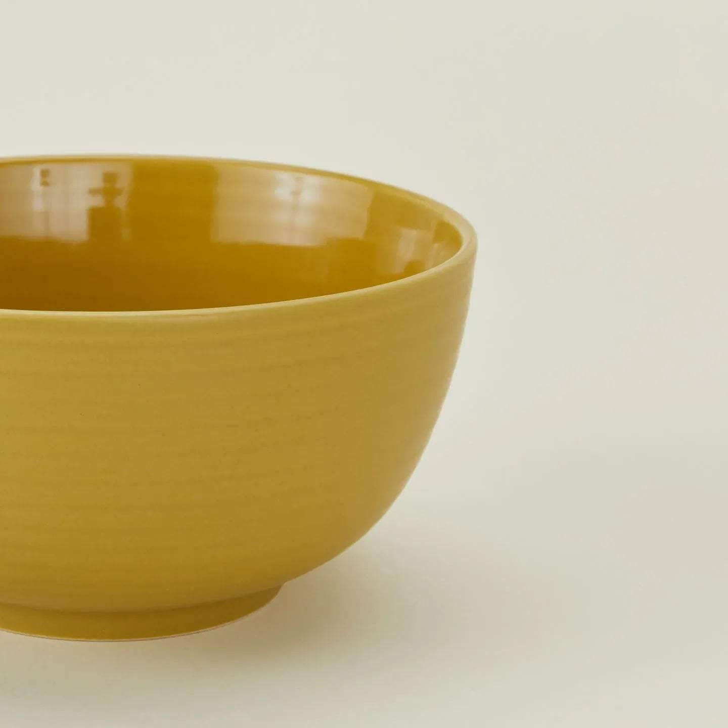 Essential Large Bowl - Set Of 4, Mustard