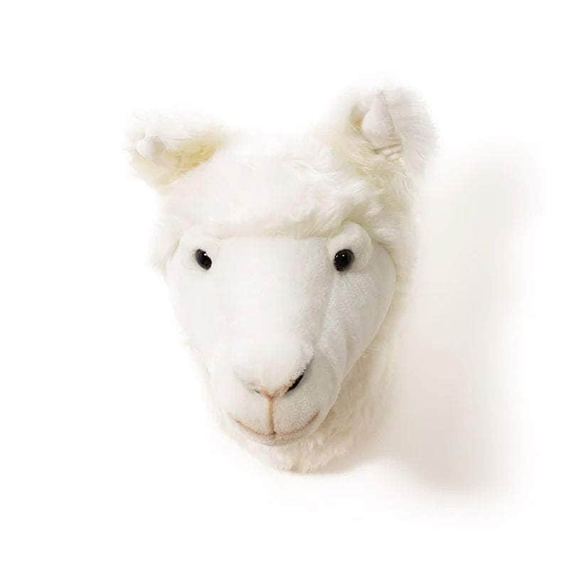 Lily the Llama Wall Mounted Plush Head