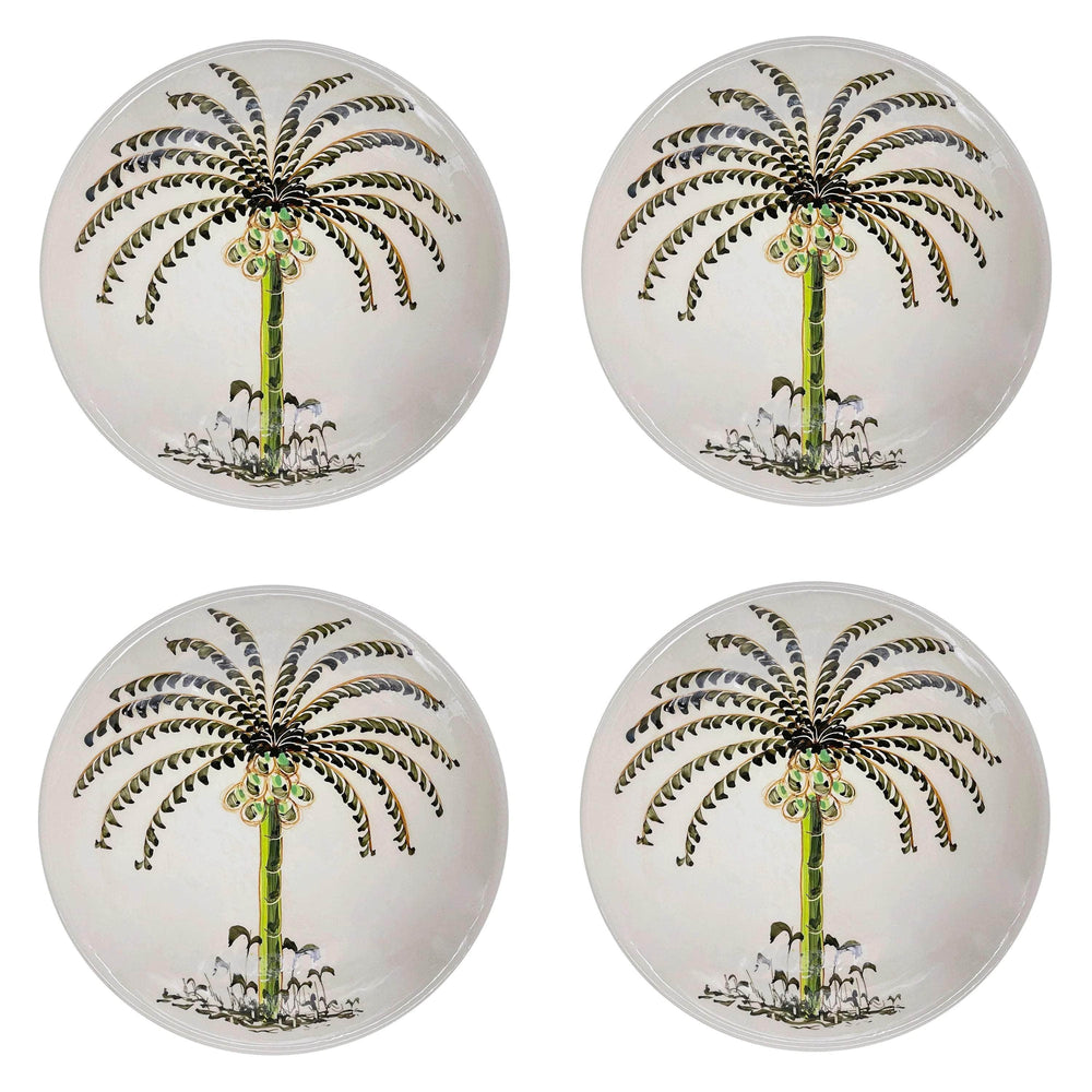 Dinner Plate, Palm, Set of Four