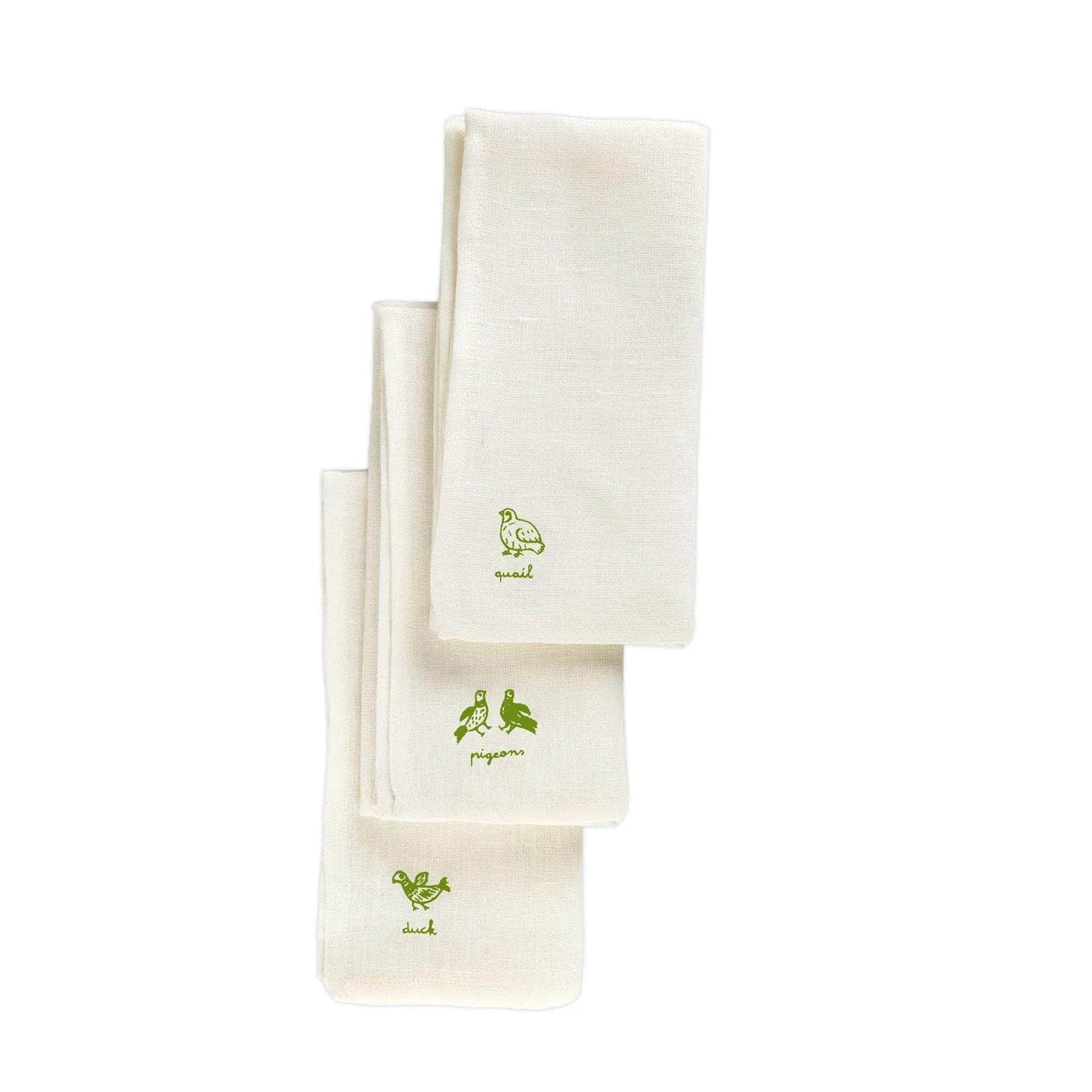 Bird Napkin (Set Of Three)