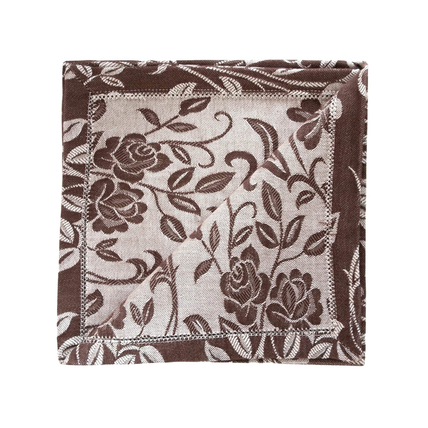 Fiori Marrone Napkins, Set of 2