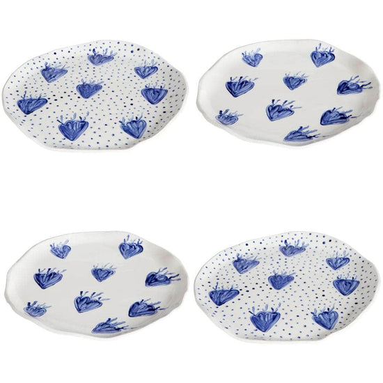 Coral Mix Plate (Set of 4)