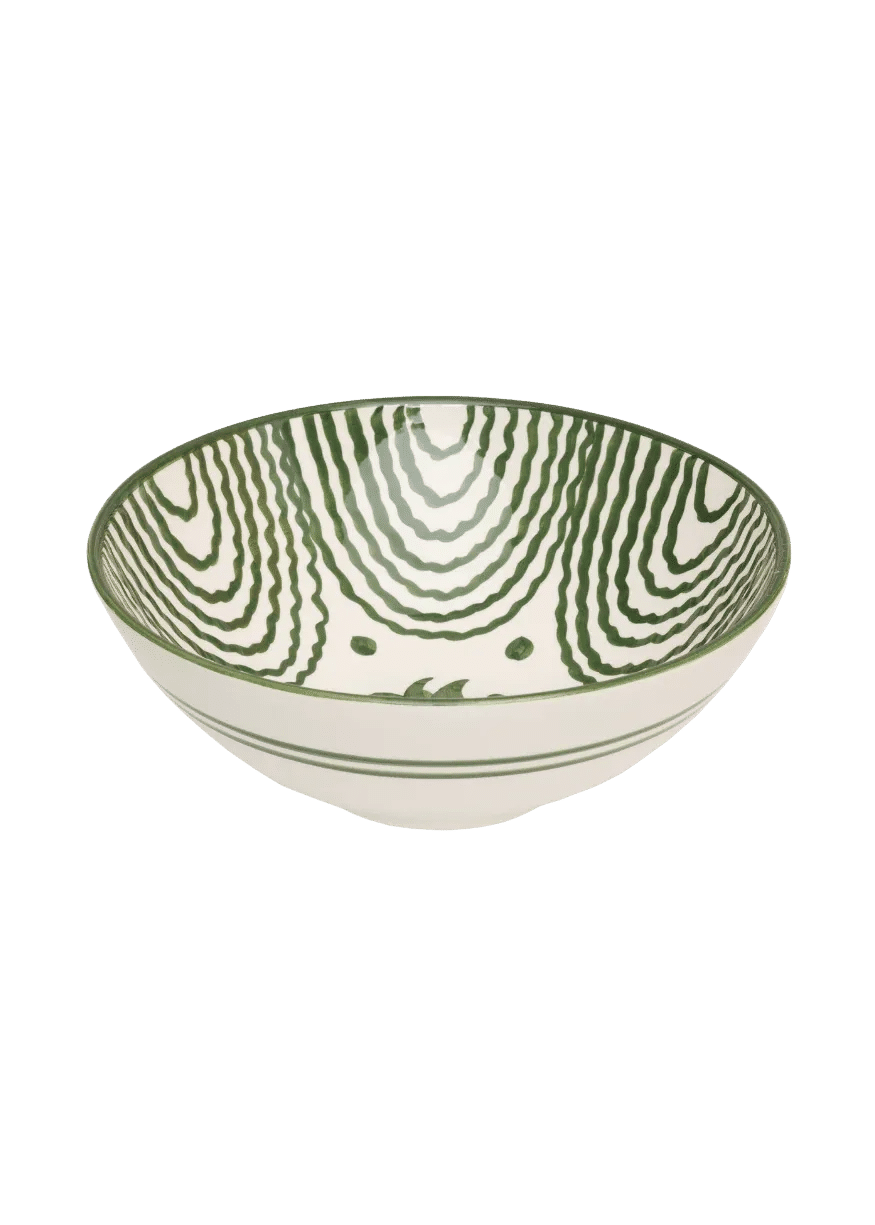 Large Green Serving Bowl