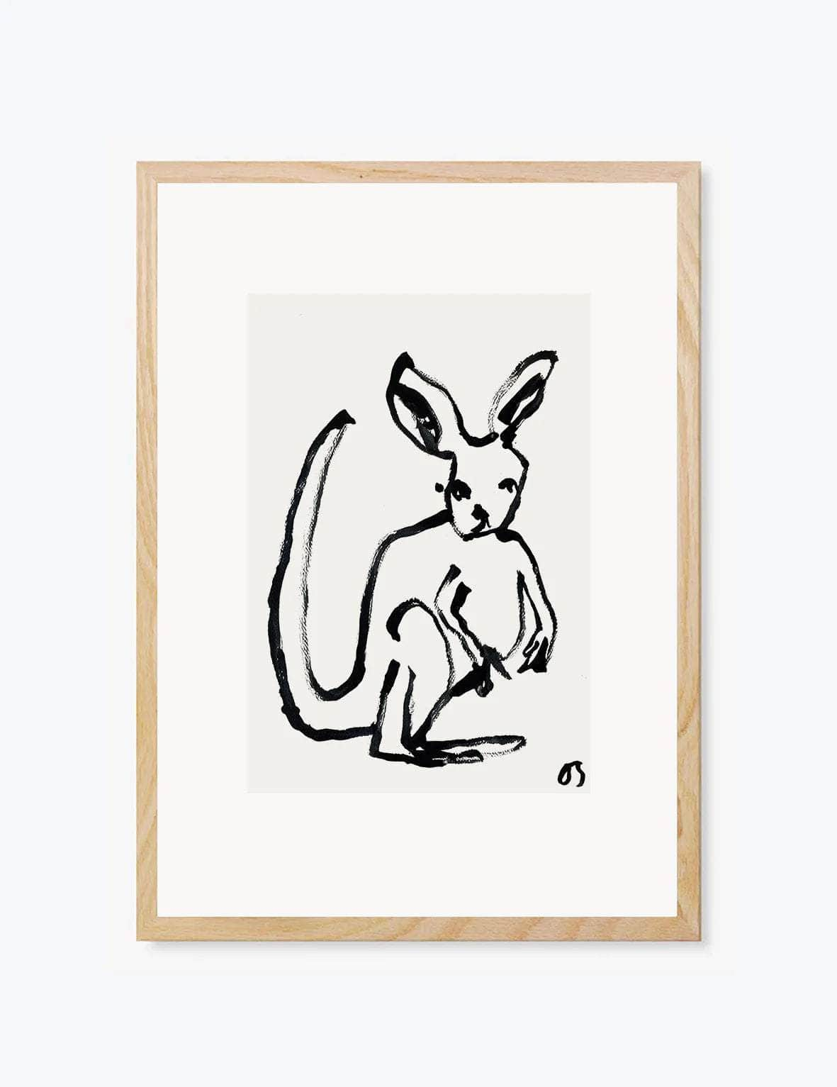 Le Kangourou | Wall Art Print