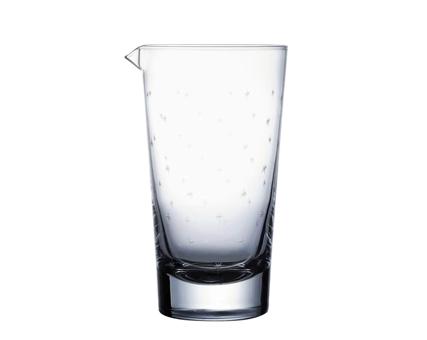 A Mixing Glass with Stars Design