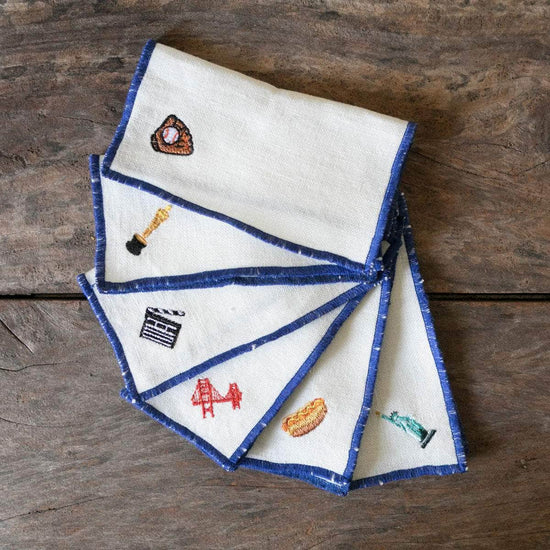 USA Linen Cocktail Napkins | Set of 6