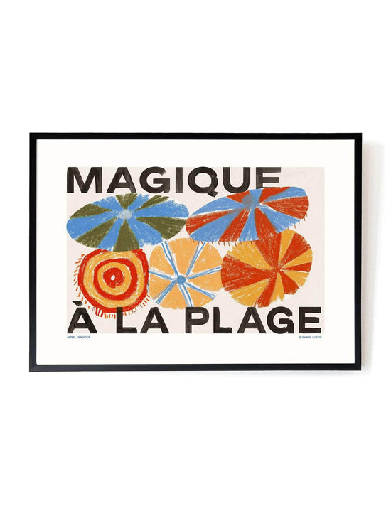 Magique à la Plage Art Print by Suzanne Lustig