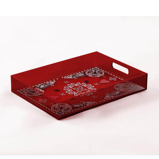 Red Bandana Tray